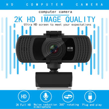 Load image into Gallery viewer, Richwell PC-06 Mini 360 Degrees Rotating 4.0 MP HD Auto Focus PC Webcam with Noise Reduction Microphone