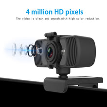 Load image into Gallery viewer, Richwell PC-06 Mini 360 Degrees Rotating 4.0 MP HD Auto Focus PC Webcam with Noise Reduction Microphone