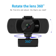 Load image into Gallery viewer, Richwell PC-06 Mini 360 Degrees Rotating 4.0 MP HD Auto Focus PC Webcam with Noise Reduction Microphone