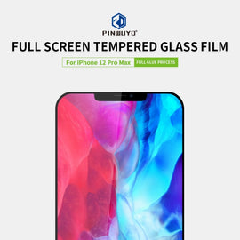 PINWUYO 9H 2.5D Full Screen Tempered Glass Film, For iPhone 12 Pro Max, For iPhone 12 Pro / 12 Max