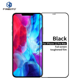 PINWUYO 9H 2.5D Full Screen Tempered Glass Film, For iPhone 12 Pro Max, For iPhone 12 Pro / 12 Max