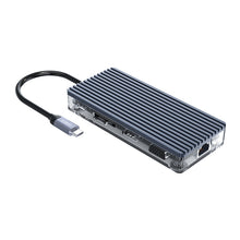 Load image into Gallery viewer, ORICO WB-11P 10 in 1 Type-C Transparent HUB, WB-11P