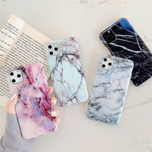 Load image into Gallery viewer, TPU Smooth Marbled IMD Mobile Phone Case, For iPhone 12 mini, For iPhone 12 / 12 Pro, For iPhone 12 Pro Max