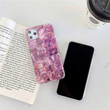 Load image into Gallery viewer, TPU Smooth Marbled IMD Mobile Phone Case, For iPhone 12 mini, For iPhone 12 / 12 Pro, For iPhone 12 Pro Max