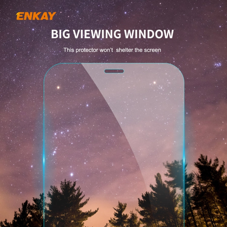 5 PCS ENKAY Hat-Prince 0.26mm 9H 2.5D Curved Edge Explosion-proof Tempered Glass Film, For iPhone 12 mini, For iPhone 12 / 12 Pro, For iPhone 12 Pro Max