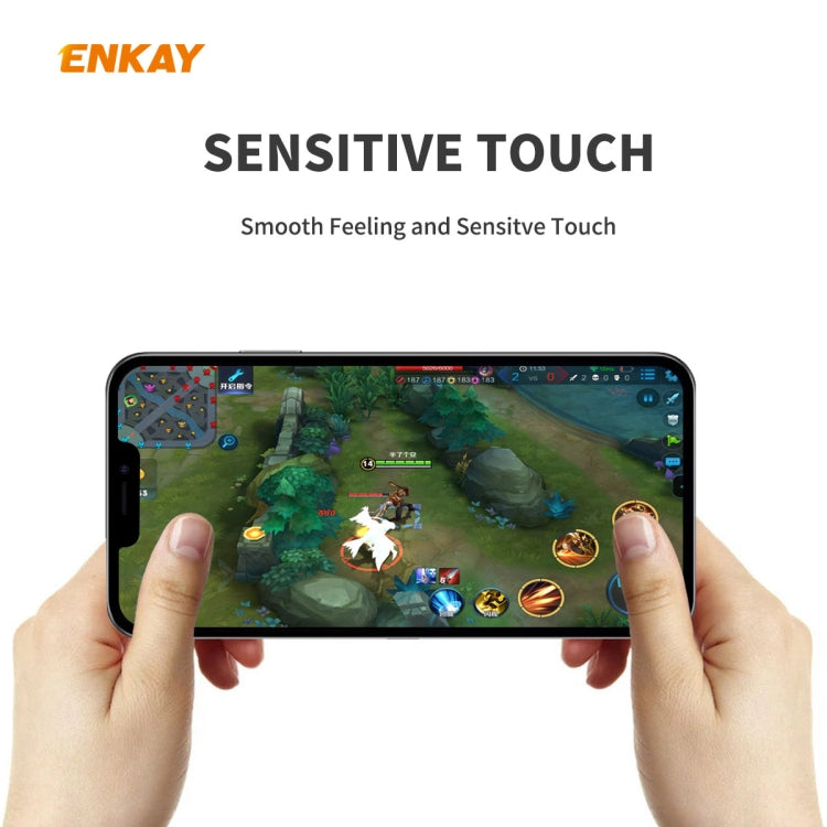 5 PCS ENKAY Hat-Prince 0.26mm 9H 2.5D Curved Edge Explosion-proof Tempered Glass Film, For iPhone 12 mini, For iPhone 12 / 12 Pro, For iPhone 12 Pro Max