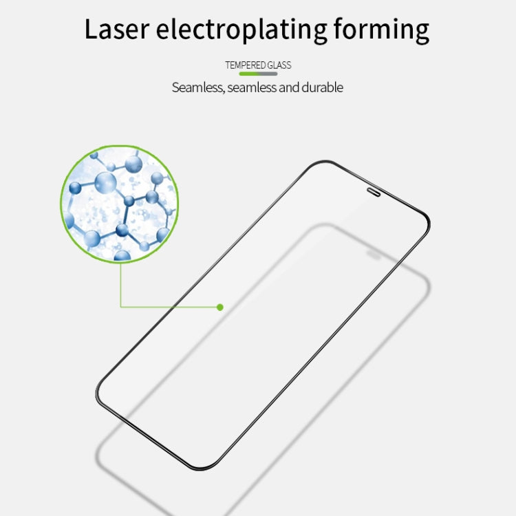MOFI 9H 3D Explosion-proof Curved Screen Tempered Glass Film, For iPhone 12 Pro Max, For iPhone 12 / 12 Pro
