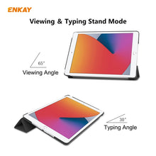 Load image into Gallery viewer, For iPad 10.2 2020 / 2019 ENKAY ENK-8014 PU Leather + Plastic Smart Case with Three-folding Holder
