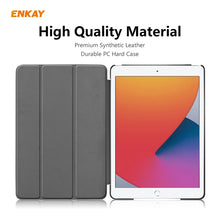 Load image into Gallery viewer, For iPad 10.2 2020 / 2019 ENKAY ENK-8014 PU Leather + Plastic Smart Case with Three-folding Holder