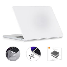 Load image into Gallery viewer, For MacBook Air 13.6 2022/2024 A2681 M2 / A3113 M3 EU Version ENKAY 3 in 1 Matte Laptop Case with TPU Keyboard Film / Anti-dust Plugs, 3 in 1 EU Version