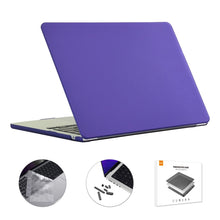 Load image into Gallery viewer, For MacBook Air 13.6 2022/2024 A2681 M2 / A3113 M3 EU Version ENKAY 3 in 1 Matte Laptop Case with TPU Keyboard Film / Anti-dust Plugs, 3 in 1 EU Version