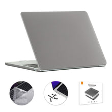 Load image into Gallery viewer, For MacBook Air 13.6 2022/2024 A2681 M2 / A3113 M3 EU Version ENKAY 3 in 1 Matte Laptop Case with TPU Keyboard Film / Anti-dust Plugs, 3 in 1 EU Version