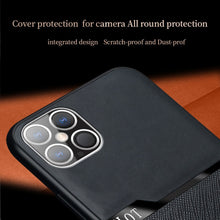 Load image into Gallery viewer, Skin-Friendly Frosted Leather + TPU All-Inclusive Phone Case with Metal Iron Sheet, For iPhone 12 mini, For iPhone 12 / 12 Pro, For iPhone 12 Pro Max