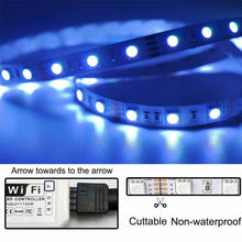 Load image into Gallery viewer, 5M 5050 RGB LED Strip Light WIFI Smart Home Power Kit Set (Not waterproof)