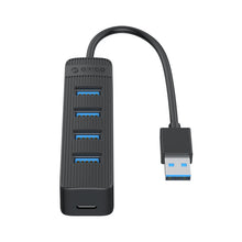 Load image into Gallery viewer, ORICO TWU3-4A-BK 4-Port USB 3.0 HUB, TWU3-4A