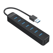 Load image into Gallery viewer, ORICO TWU3-7A-BK 7-Port USB 3.0 HUB, TWU3-7A