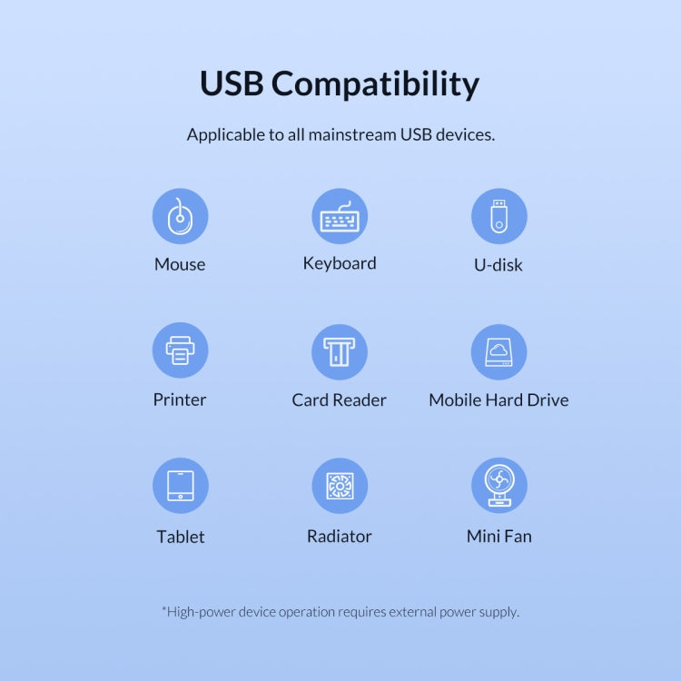 ORICO TWU3-7A-BK 7-Port USB 3.0 HUB, TWU3-7A