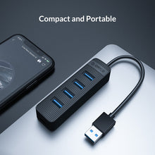 Load image into Gallery viewer, ORICO TWU3-7A-BK 7-Port USB 3.0 HUB, TWU3-7A