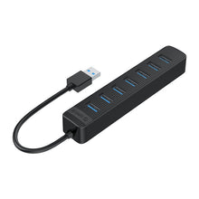 Load image into Gallery viewer, ORICO TWU3-7A-BK 7-Port USB 3.0 HUB, TWU3-7A