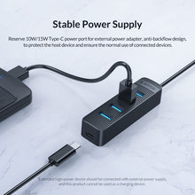 Load image into Gallery viewer, ORICO TWU3-7A-BK 7-Port USB 3.0 HUB, TWU3-7A