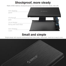 Load image into Gallery viewer, ORICO 2189C3 2.5 inch Type-C Hard Drive Enclosure