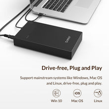 Load image into Gallery viewer, ORICO 3599U3 2.5 / 3.5-Inch Portable Hard-Drive Enclosure, EU Plug, EU Plug
