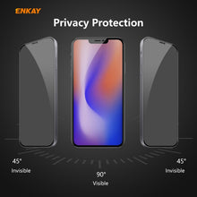 Load image into Gallery viewer, 2 PCS ENKAY Hat-Prince 0.26mm 9H 6D Privacy Anti-spy Full Screen Tempered Glass Film, For iPhone 12 mini, For iPhone 12 / 12 Pro, For iPhone 12 Pro Max