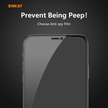 Load image into Gallery viewer, 5 PCS ENKAY Hat-Prince 0.26mm 9H 6D Privacy Anti-spy Full Screen Tempered Glass Film, For iPhone 12 mini 5.4, For iPhone 12 / 12 Pro 6.1, For iPhone 12 Pro Max 6.7