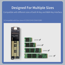 Load image into Gallery viewer, ORICO M2PAC3-G20 USB3.2 20Gbps M.2 NVMe SSD Enclosure