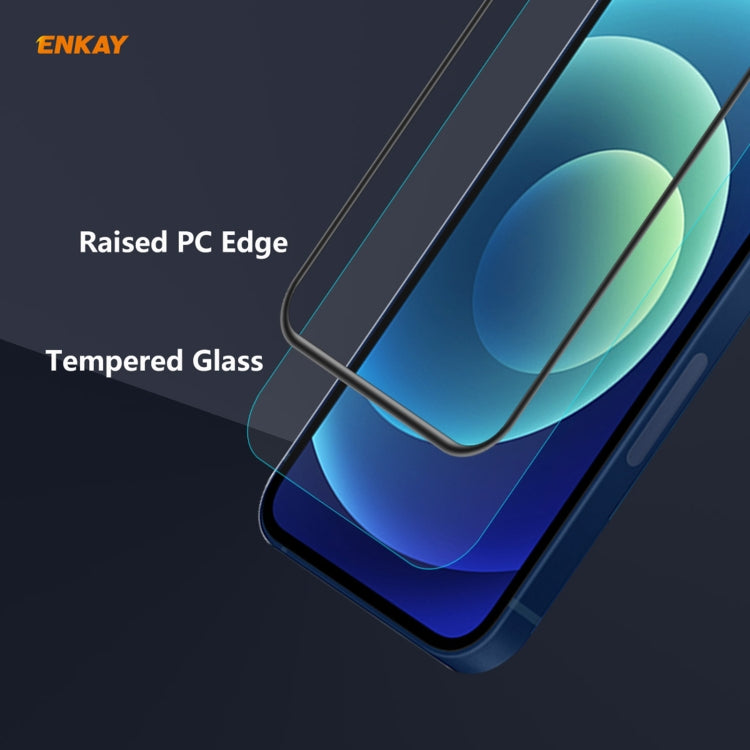 ENKAY Hat-Prince Anti-drop Full Glue Tempered Glass Full Screen Film Anti-fall Protector, For iPhone 12 mini(1 PC), For iPhone 12 / 12 Pro(1 PC), For iPhone 12 Pro Max(1 PC)