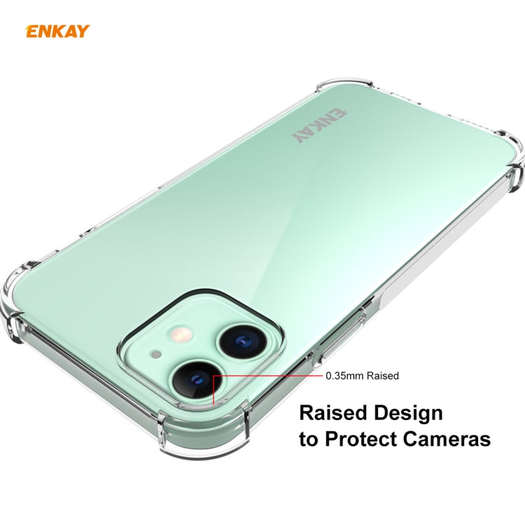 Hat-Prince ENKAY ENK-PC049 Clear TPU Soft Case Shockproof Cover, For iPhone 12 mini, For iPhone 12 / 12 Pro, For iPhone 12 Pro Max