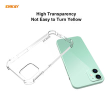 Load image into Gallery viewer, Hat-Prince ENKAY 2 in 1 Clear TPU Soft Case Shockproof Cover + 0.26mm 9H 2.5D Tempered Glass Protector Film, For iPhone 12 mini, For iPhone 12 / 12 Pro, For iPhone 12 Pro Max