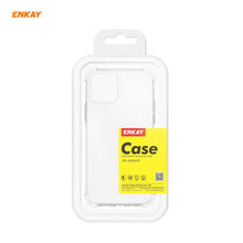 Load image into Gallery viewer, Hat-Prince ENKAY 2 in 1 Clear TPU Soft Case Shockproof Cover + 0.26mm 9H 2.5D Tempered Glass Protector Film, For iPhone 12 mini, For iPhone 12 / 12 Pro, For iPhone 12 Pro Max