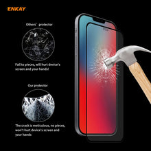Load image into Gallery viewer, Hat-Prince ENKAY 2 in 1 Clear TPU Soft Case Shockproof Cover + 0.26mm 9H 2.5D Full Glue Full Coverage Tempered Glass Protector Film, For iPhone 12 mini, For iPhone 12 / 12 Pro, For iPhone 12 Pro Max