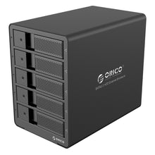 Load image into Gallery viewer, ORICO 9558RU3-V1-BK 3.5-Inch External Hard Drive Enclosure, 9558RU3-V1-BK