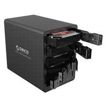 Load image into Gallery viewer, ORICO 9558RU3-V1-BK 3.5-Inch External Hard Drive Enclosure, 9558RU3-V1-BK