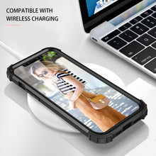 Load image into Gallery viewer, PC+ Silicone Three-piece Anti-drop Mobile Phone Protective Back Cover, For iPhone 12 mini, For iPhone 12 / 12 Pro, For iPhone 12 Pro Max