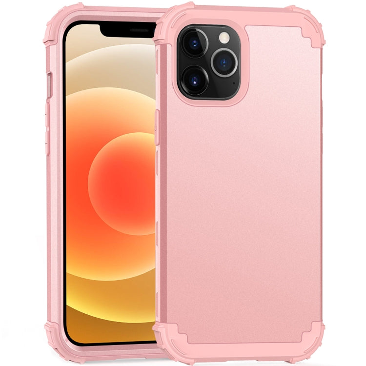 PC+ Silicone Three-piece Anti-drop Mobile Phone Protective Back Cover, For iPhone 12 mini, For iPhone 12 / 12 Pro, For iPhone 12 Pro Max