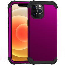 Load image into Gallery viewer, PC+ Silicone Three-piece Anti-drop Mobile Phone Protective Back Cover, For iPhone 12 mini, For iPhone 12 / 12 Pro, For iPhone 12 Pro Max