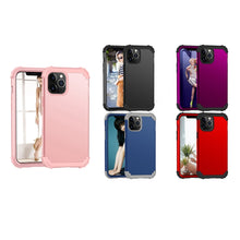 Load image into Gallery viewer, PC+ Silicone Three-piece Anti-drop Mobile Phone Protective Back Cover, For iPhone 12 mini, For iPhone 12 / 12 Pro, For iPhone 12 Pro Max