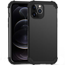 Load image into Gallery viewer, PC+ Silicone Three-piece Anti-drop Mobile Phone Protective Back Cover, For iPhone 12 mini, For iPhone 12 / 12 Pro, For iPhone 12 Pro Max