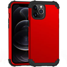 Load image into Gallery viewer, PC+ Silicone Three-piece Anti-drop Mobile Phone Protective Back Cover, For iPhone 12 mini, For iPhone 12 / 12 Pro, For iPhone 12 Pro Max