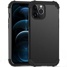 Load image into Gallery viewer, PC+ Silicone Three-piece Anti-drop Mobile Phone Protective Back Cover, For iPhone 12 mini, For iPhone 12 / 12 Pro, For iPhone 12 Pro Max