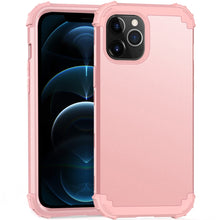 Load image into Gallery viewer, PC+ Silicone Three-piece Anti-drop Mobile Phone Protective Back Cover, For iPhone 12 mini, For iPhone 12 / 12 Pro, For iPhone 12 Pro Max