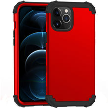 Load image into Gallery viewer, PC+ Silicone Three-piece Anti-drop Mobile Phone Protective Back Cover, For iPhone 12 mini, For iPhone 12 / 12 Pro, For iPhone 12 Pro Max