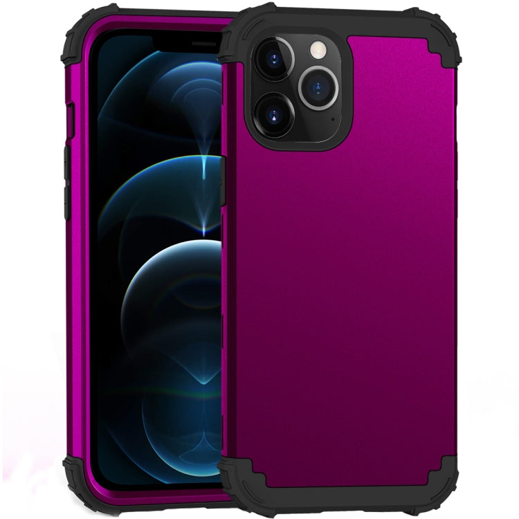 PC+ Silicone Three-piece Anti-drop Mobile Phone Protective Back Cover, For iPhone 12 mini, For iPhone 12 / 12 Pro, For iPhone 12 Pro Max