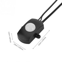 Load image into Gallery viewer, DC 5V/12V/24V USB Body Infrared PIR Motion Sensor Switch Human Motion Sensor Detector Switch For LED Light Strip, Black, White