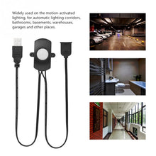 Load image into Gallery viewer, DC 5V/12V/24V USB Body Infrared PIR Motion Sensor Switch Human Motion Sensor Detector Switch For LED Light Strip, Black, White