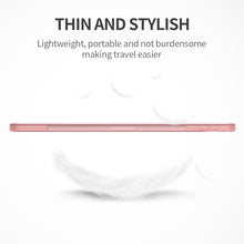 Load image into Gallery viewer, Three-folding Surface Leather Matte TPU Bottom Smart Tablet Case
