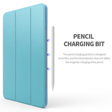 Load image into Gallery viewer, Three-folding Surface Leather Matte TPU Bottom Smart Tablet Case